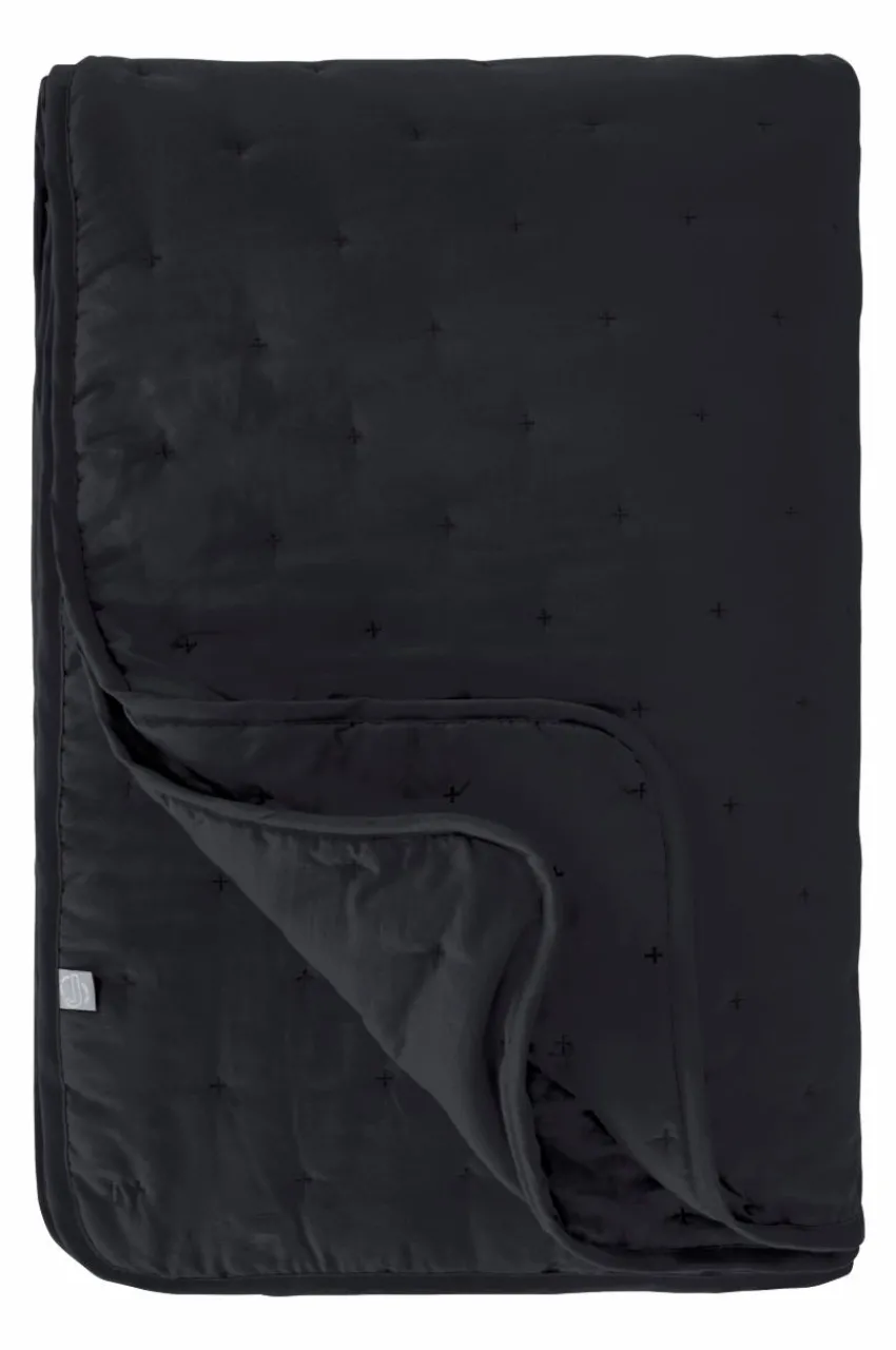 Överkast|Jotex CALM överkast - Enkelsäng 180x260 Cm Svart