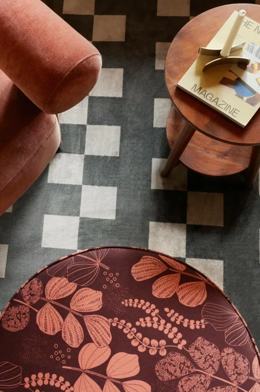 Sittpuffar|Jotex CALTHA Puff ø 81 Cm Rosa/Vinröd
