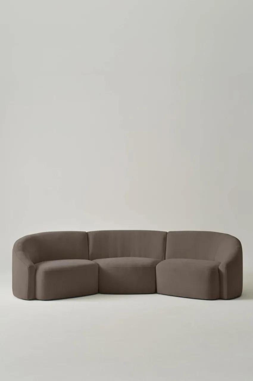 Soffor|Jotex CAMARILLO Soffa 3-sits Gråbrun