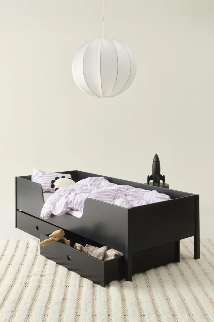 Barnmöbler|Barnmöbler Deal|Jotex CAMPO Barnsäng Med Förvaring 90X200 Cm Svart