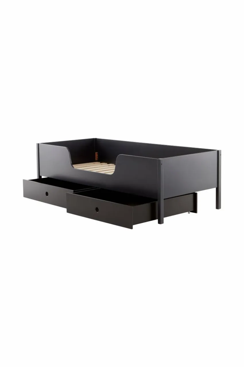 Barnmöbler|Barnmöbler Deal|Jotex CAMPO Barnsäng Med Förvaring 90X200 Cm Svart