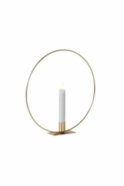 Ljusstakar|Juldekoration|Jotex CANDLE RING Bordsdekoration Med LED-ljus Mässing