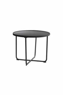 Utebord|Utemöbler|Jotex CAORLE Sidobord ø 61 Cm - Hög Svart