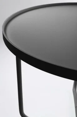 Utebord|Utemöbler|Jotex CAORLE Sidobord ø 61 Cm - Hög Svart