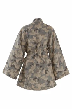 Morgonrockar|Jotex CARA Kimono Kort Grå