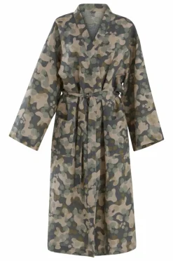 Morgonrockar|Jotex CARA Kimono Lång Mörkgrön