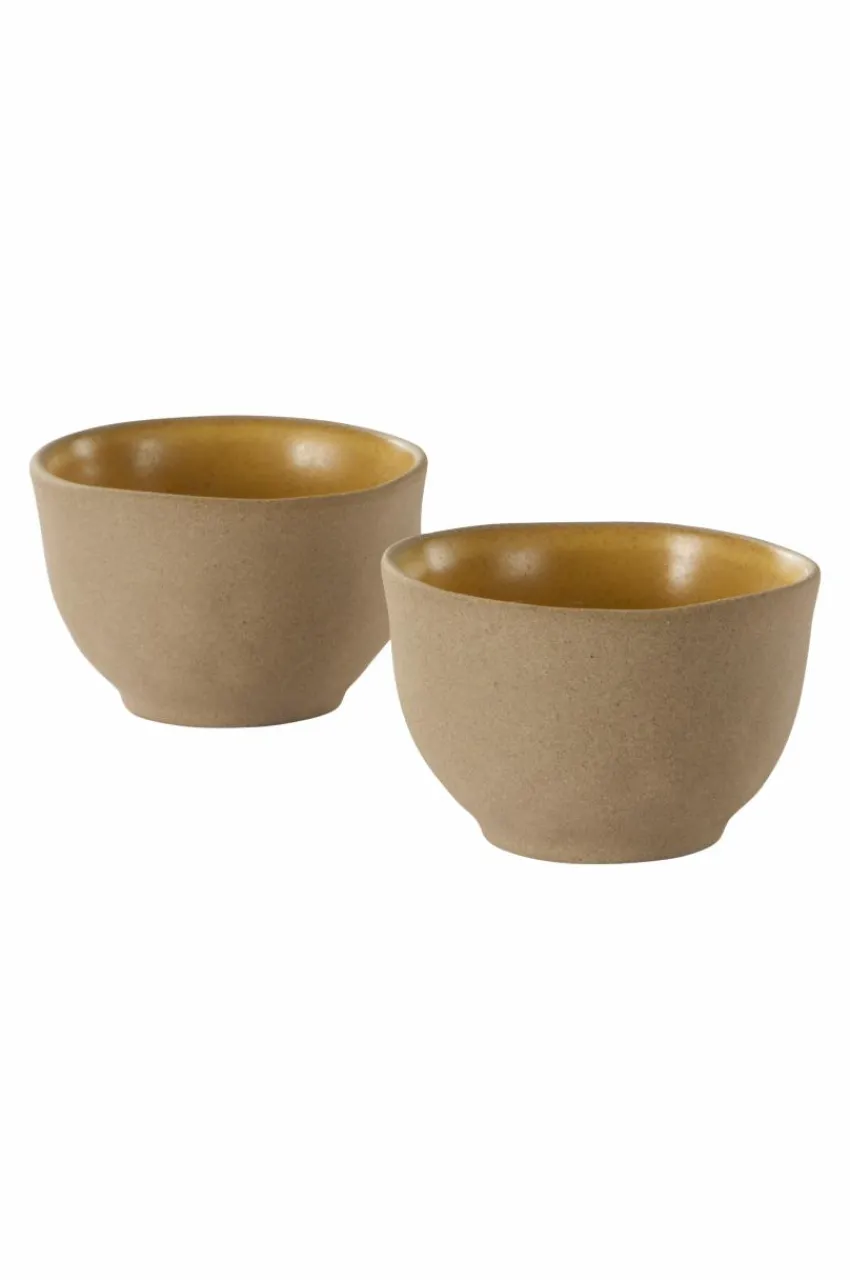 Koppar & Muggar|Jotex CARA Kopp 2-pack Senap/beige