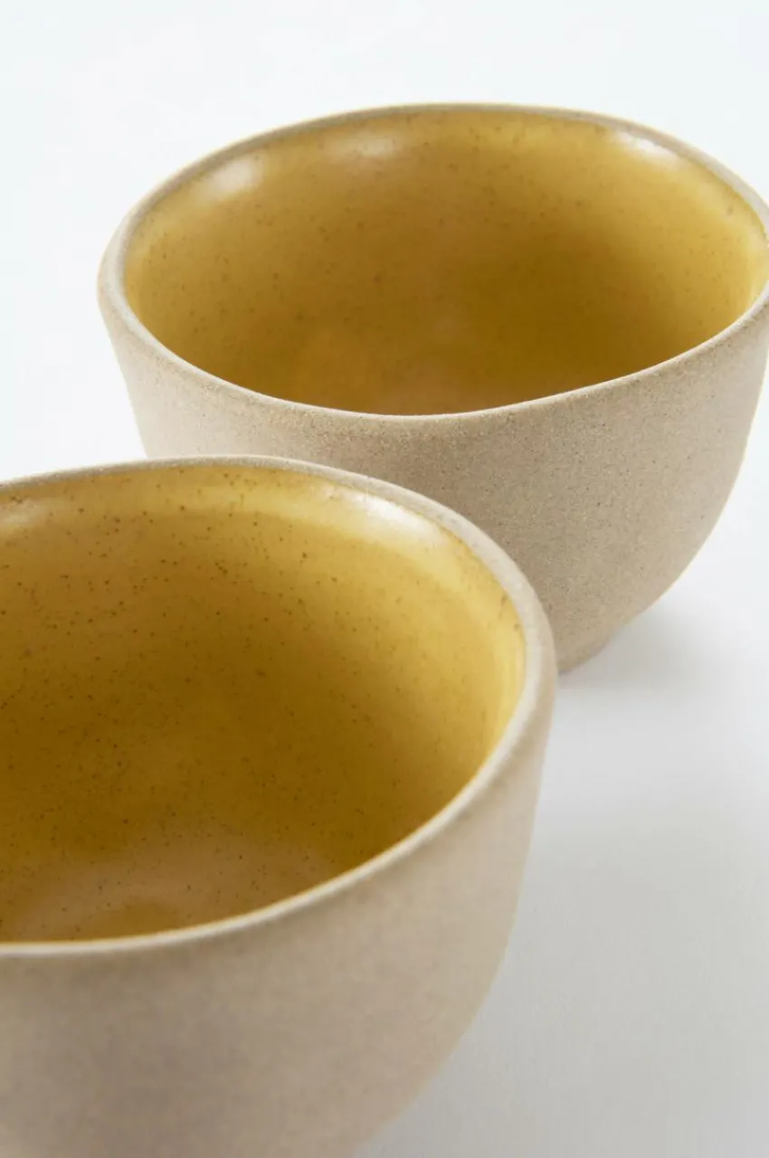 Koppar & Muggar|Jotex CARA Kopp 2-pack Senap/beige