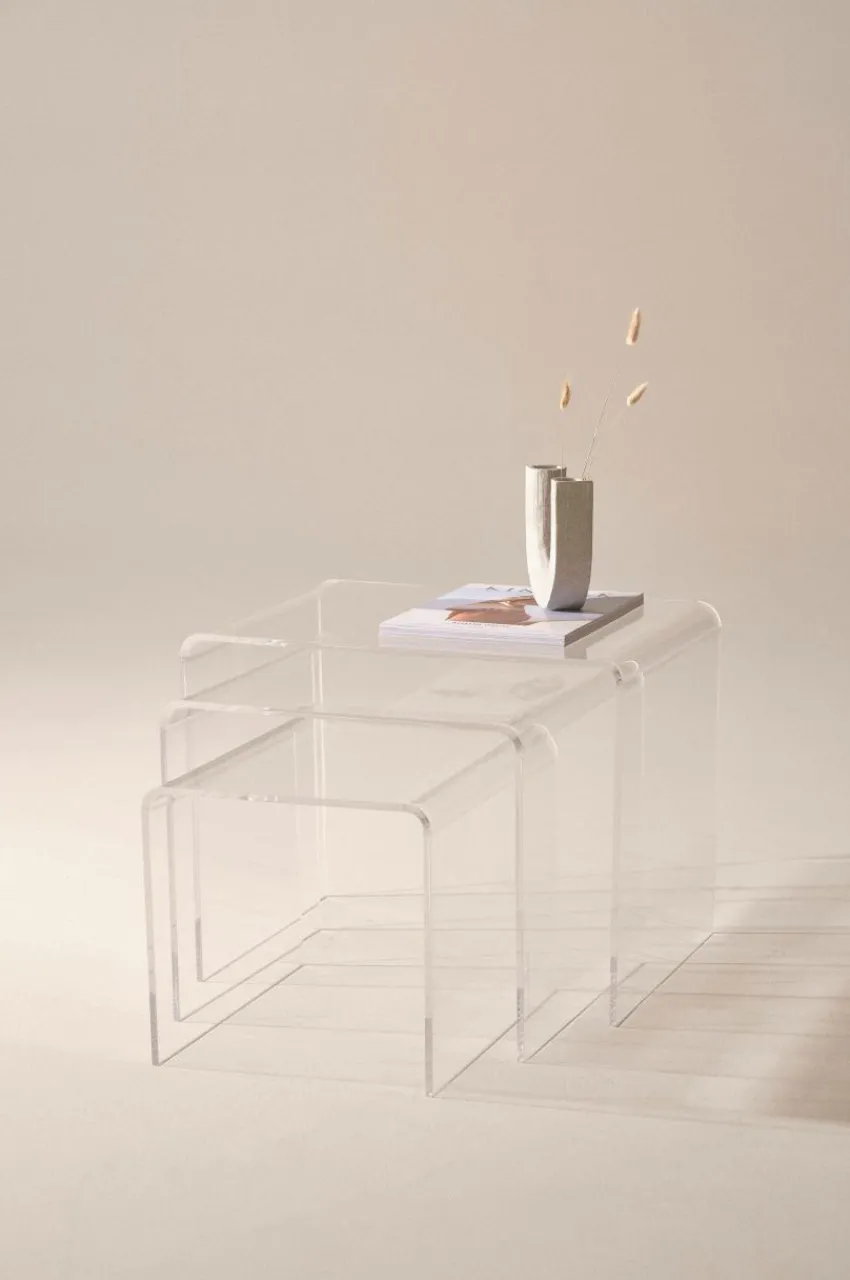 Bord|Jotex CATALINA Sidobord 3-pack Plexi