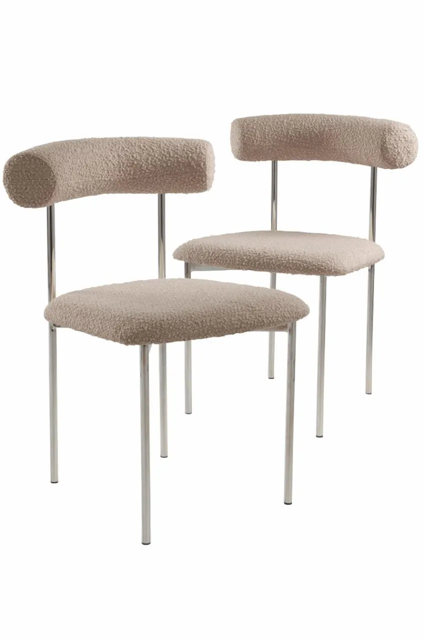 Stolar|Jotex CATALINA Stol 2-pack Mullvadsbrun