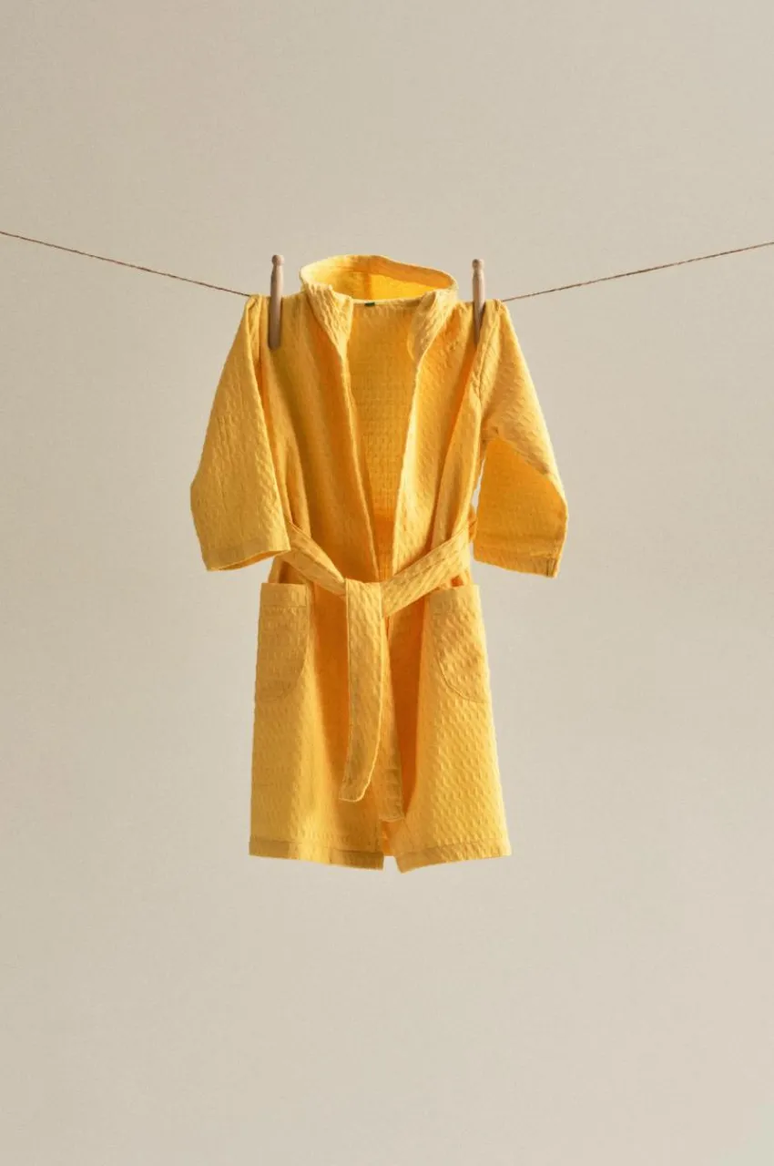 Badrockar & Babycapes|Jotex CATANIA MINI Badrock - Ekologisk Gul