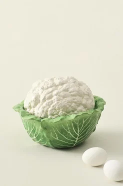 Brickor & Serveringsfat|Jotex CAULIFLOWER Skål Med Lock Grön/naturvit
