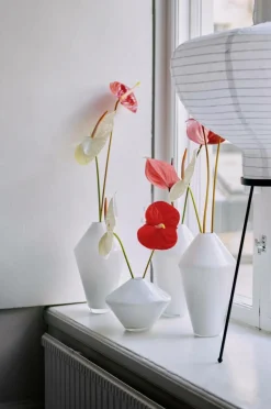 Vaser|Jotex CELIA MAY Glasvas - Höjd 15 Cm Vit