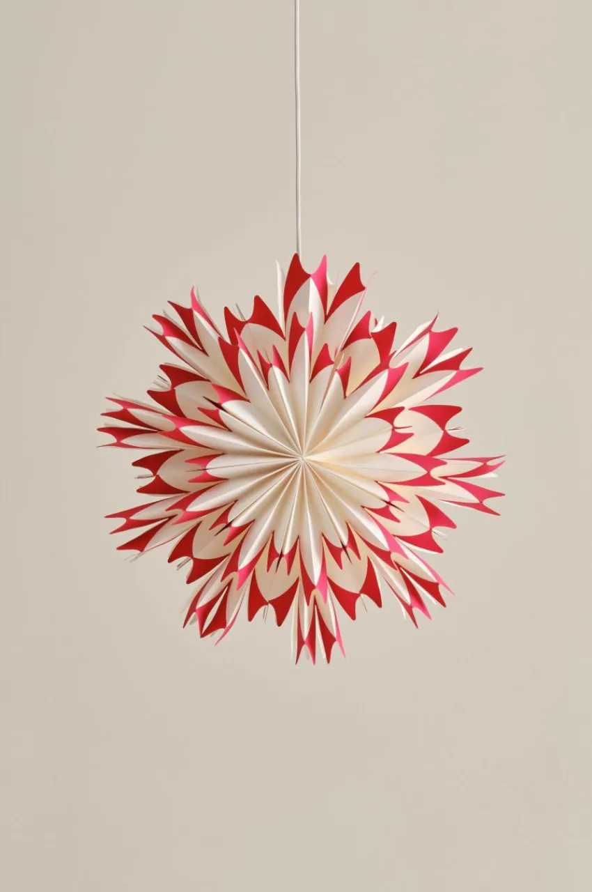 Julbelysning|Jotex CERES Julstjärna ø 50 Cm Vit/röd