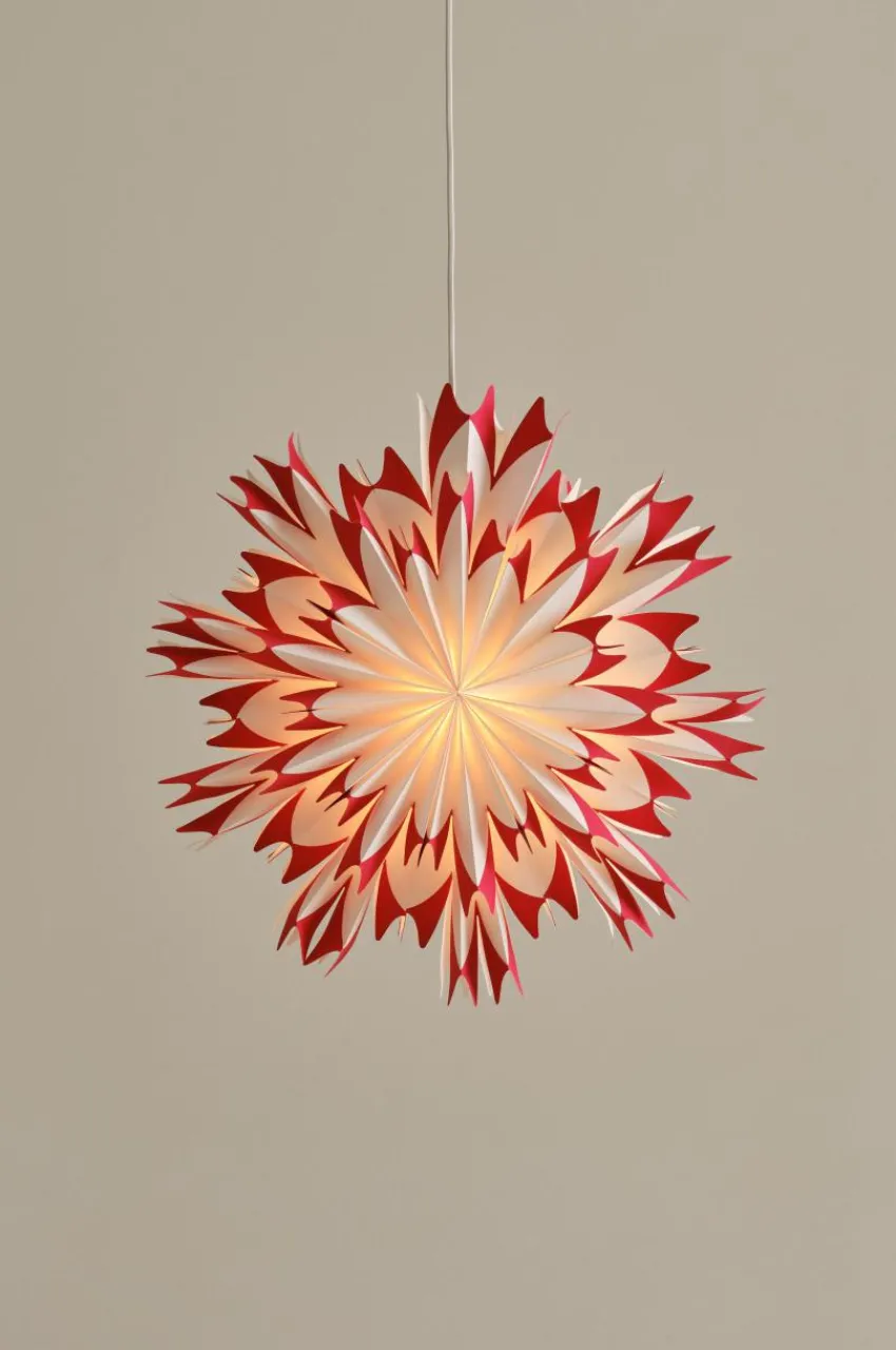 Julbelysning|Jotex CERES Julstjärna ø 50 Cm Vit/röd