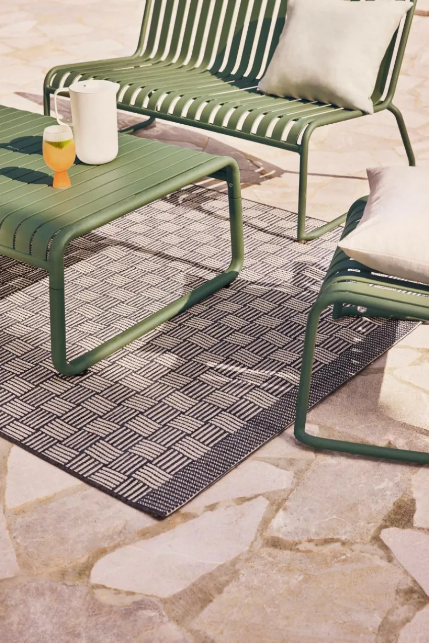 Utomhusmattor|Utomhusmattor|Jotex CERVIA Utomhusmatta Naturvit/petrol