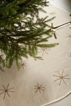 Julgransmattor|Jotex CHARON Julgranskappa ø 120 Cm Ljusbeige/brun