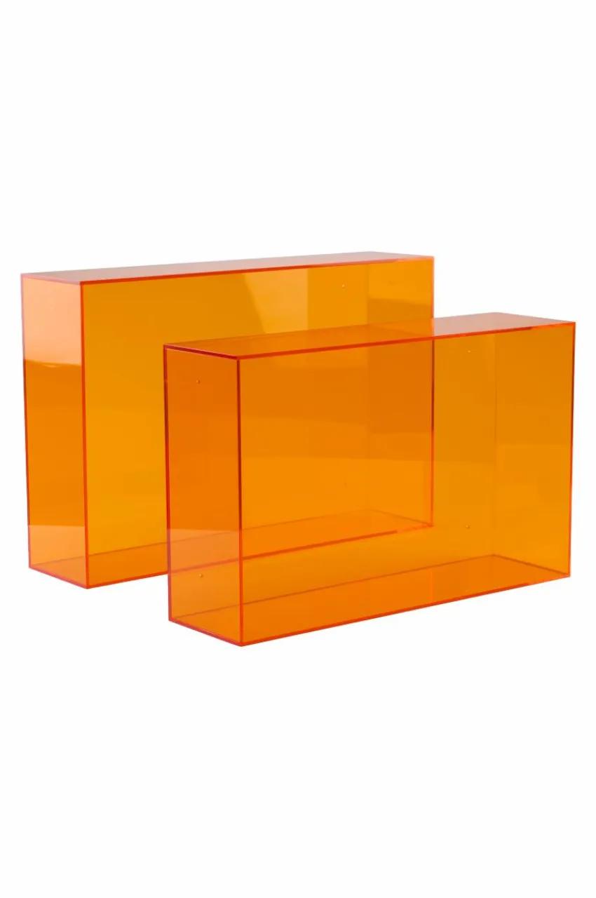 Väggdekoration|Förvaring|Jotex CHELSEA Väggfack 2-pack Orange