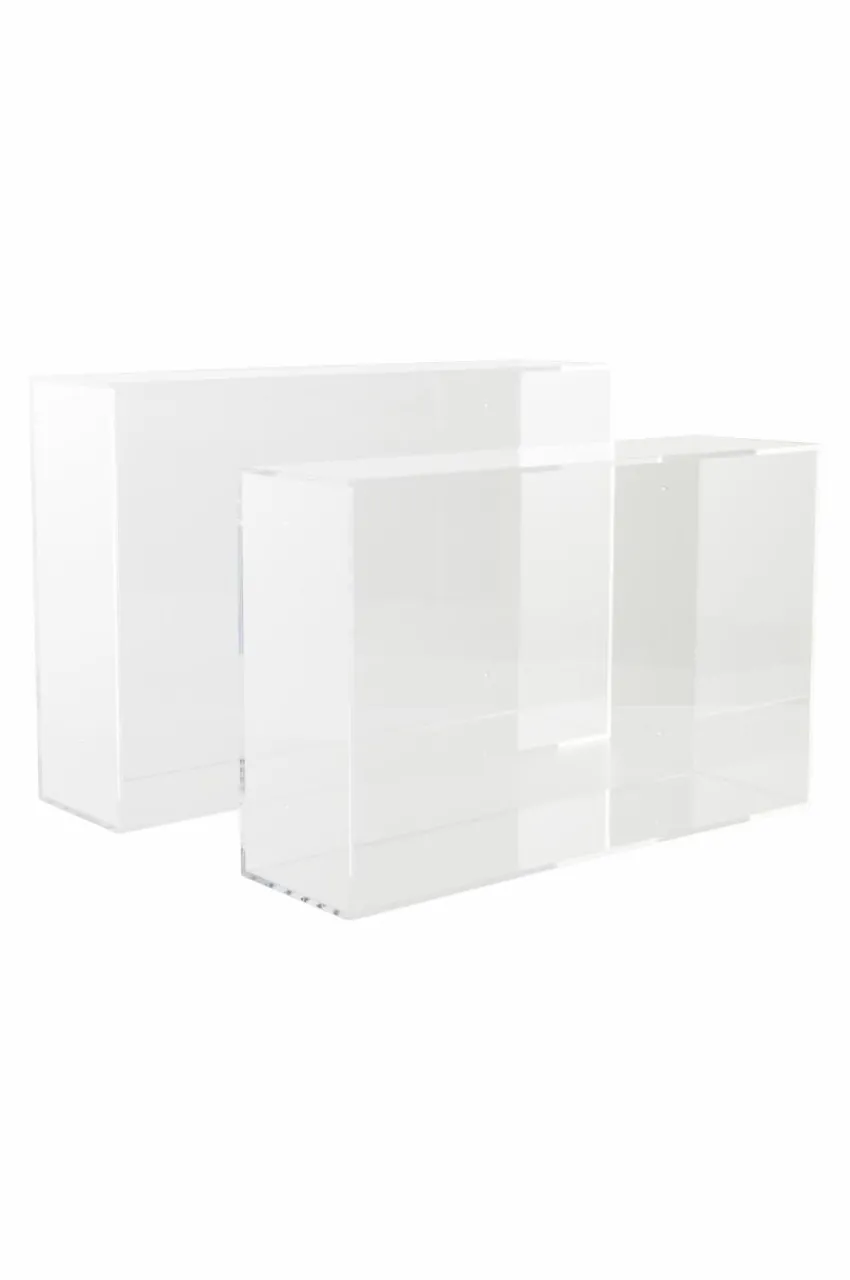Väggdekoration|Förvaring|Jotex CHELSEA Väggfack 2-pack Transparent