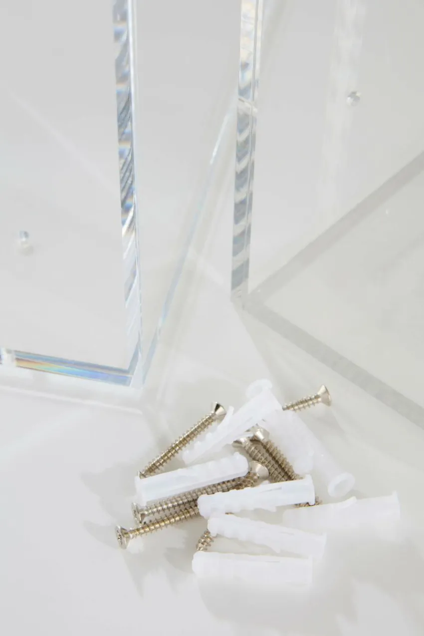 Väggdekoration|Förvaring|Jotex CHELSEA Väggfack 2-pack Transparent