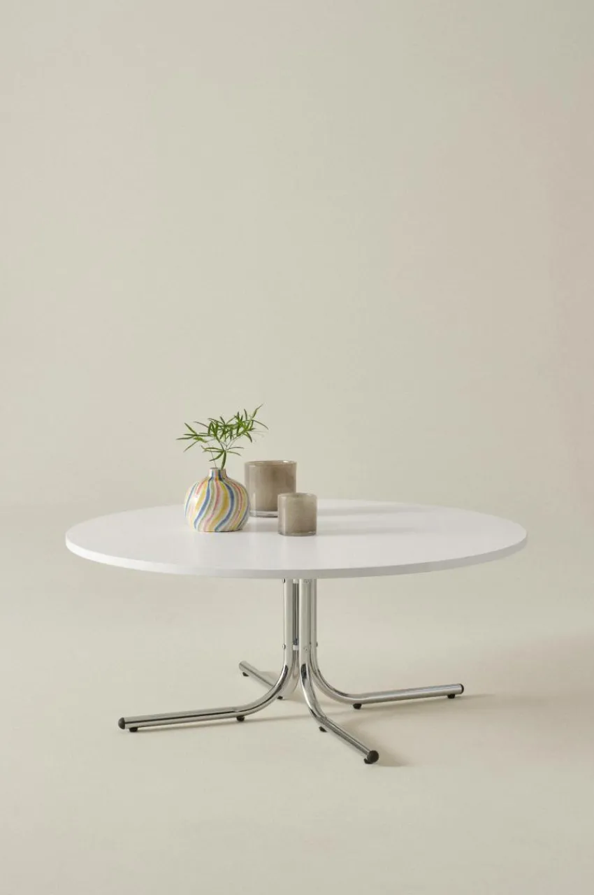 Bord|Jotex CHIPLEY Soffbord ø 100 Cm Vit