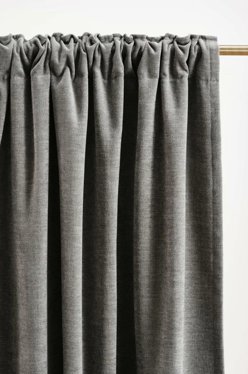 Multifunktionsgardiner|Jotex CHLOE Multifunktionsgardin 2-pack Grå