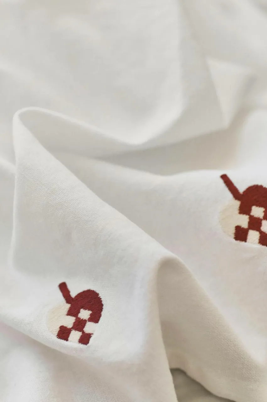 Julgardiner|Jotex CHRISTMAS HEARTS Gardinkappa Multi