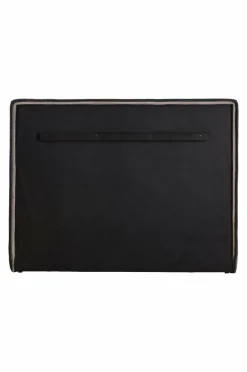 Sänggavlar|Jotex CLIFTON Sänggavel 180 Cm Greige/mörkgrå piping