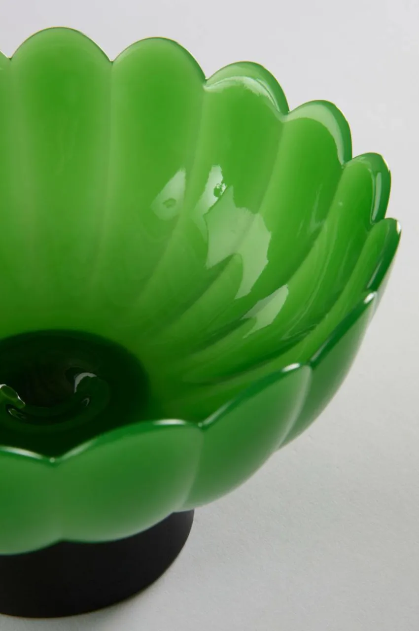 Skålar|Jotex CLOVER Glasskål ø 20 Cm Grön/mörk grön