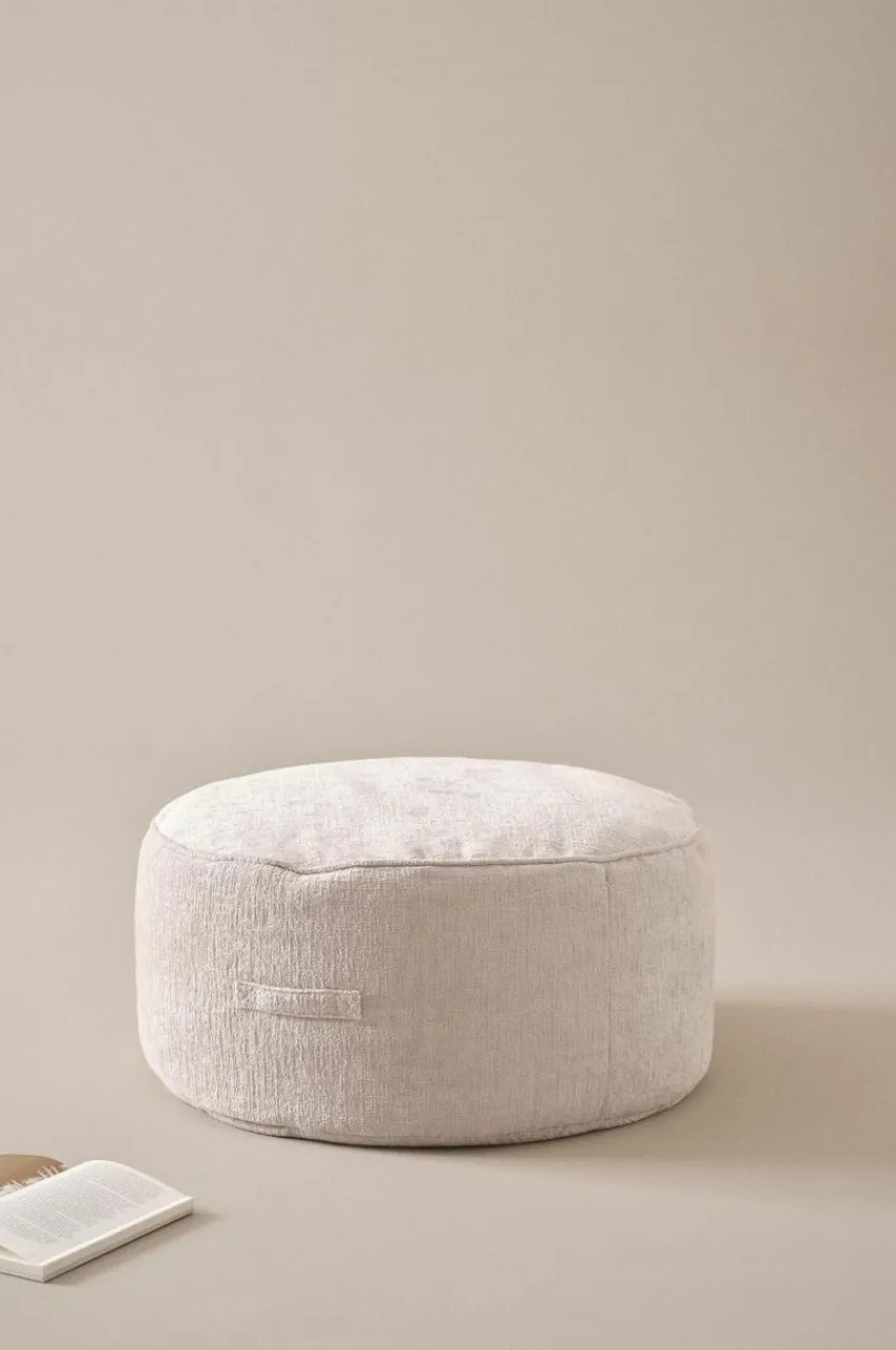 Sittpuffar|Jotex CLYMER Sittpuff ø 80 Cm Ljusbeige