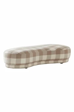 Sittpuffar|Jotex COCONINO Sittpuff Beige/vit stor ruta