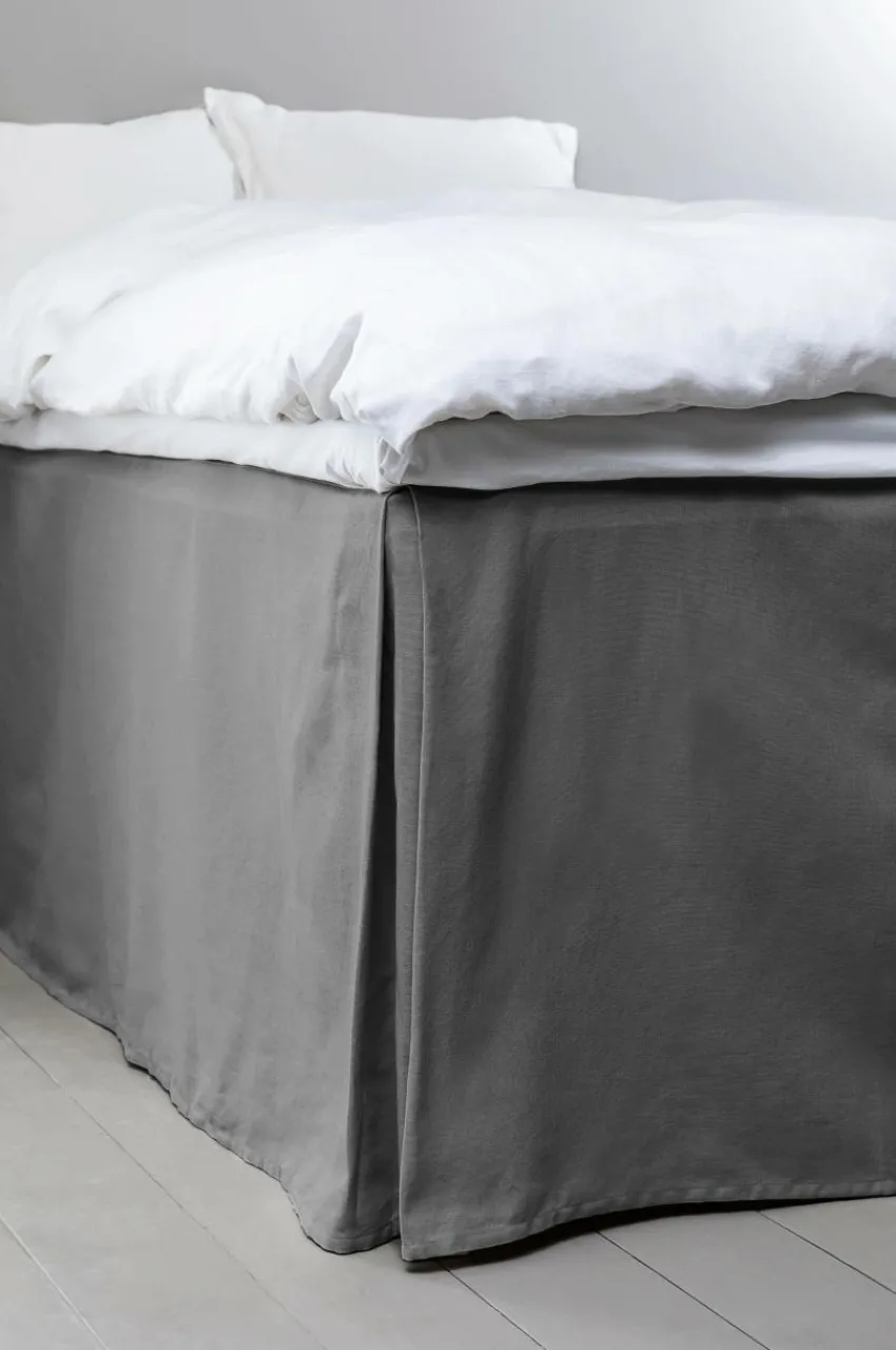 Sängkappor|Jotex COLOUR Sängkappa 60 Cm - Ekologisk Mörkgrå