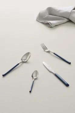 Bestick|Jotex COLT Bestickset 24 Delar Silver/blå