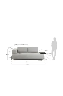 Soffor|Jotex COMPO Soffa 3-sits Beige