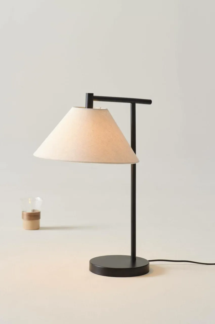 Bordslampor|Jotex CONE Bordslampa Black with oatmeal