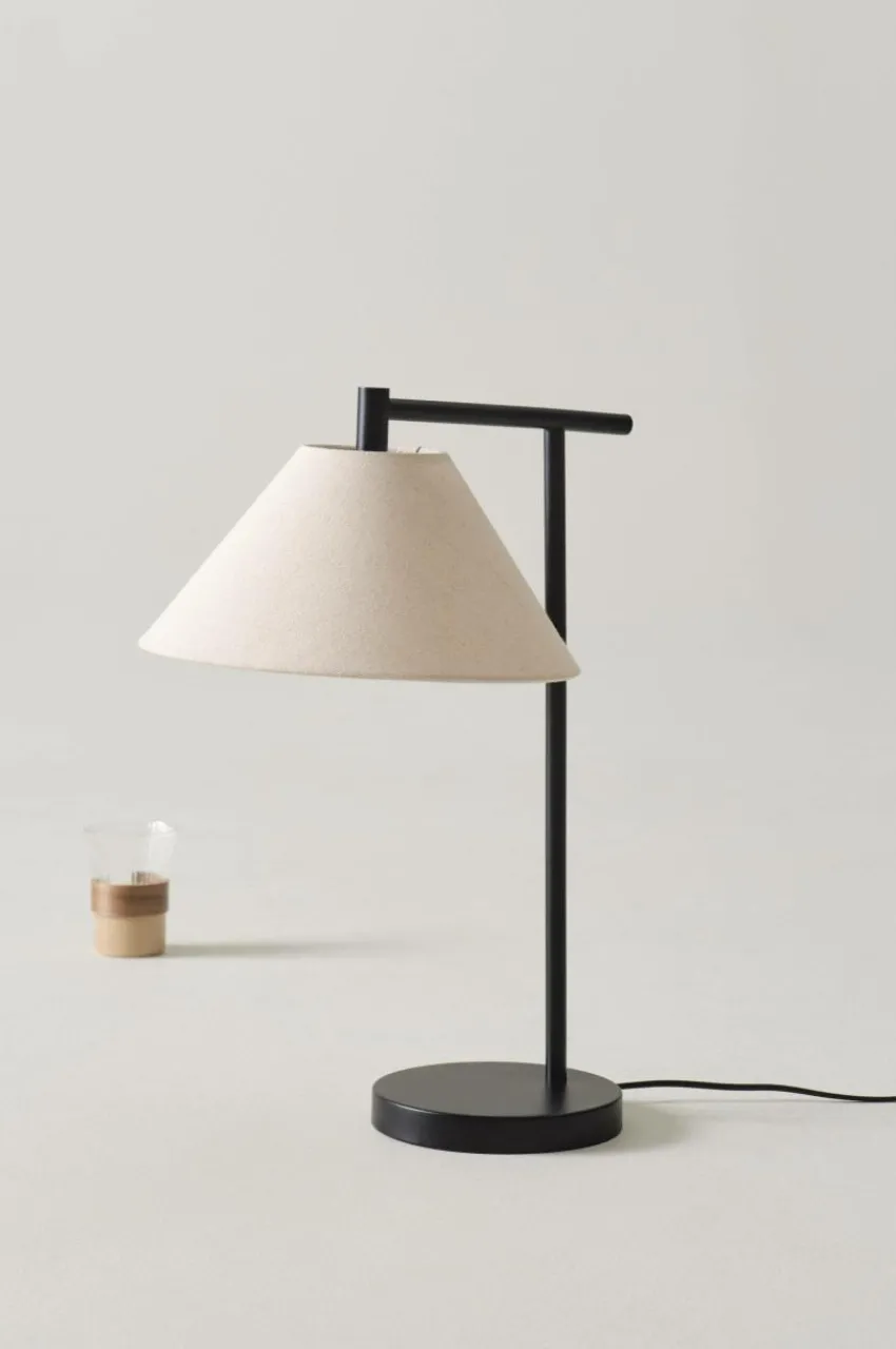 Bordslampor|Jotex CONE Bordslampa Black with oatmeal