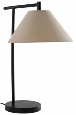 Bordslampor|Jotex CONE Bordslampa Black with oatmeal