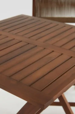 Utebord|Utemöbler|Jotex CORAL Caféset 3 Delar Teak/Brun