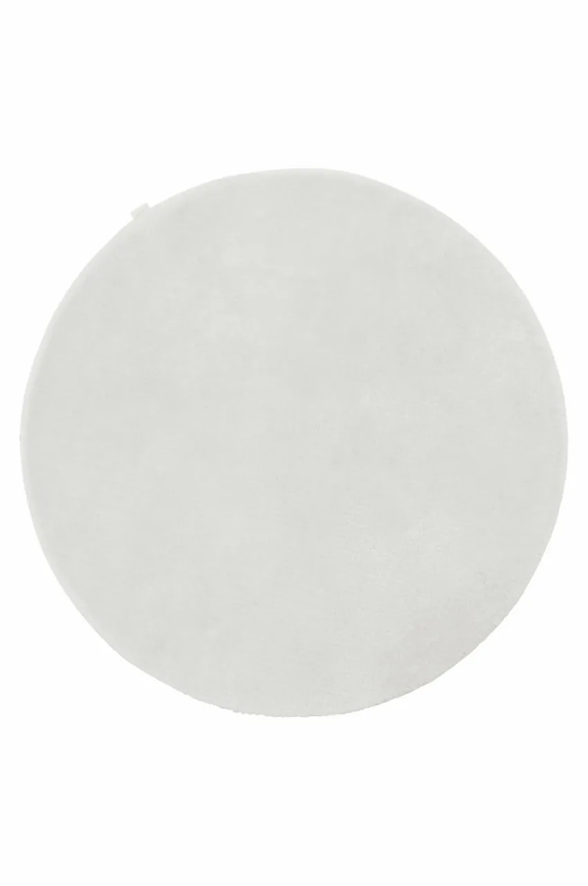 Lugg- & Ryamattor|Julgransmattor|Jotex CORAL Rund Luggmatta Vit