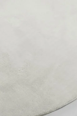 Lugg- & Ryamattor|Julgransmattor|Jotex CORAL Rund Luggmatta Vit