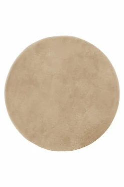 Lugg- & Ryamattor|Julgransmattor|Jotex CORAL Rund Luggmatta Beige