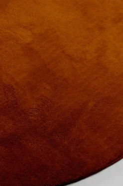 Lugg- & Ryamattor|Julgransmattor|Jotex CORAL Rund Luggmatta Rost