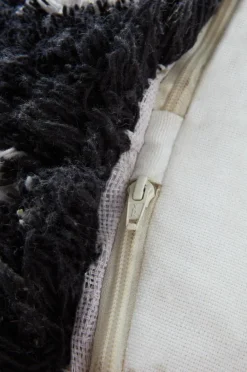 Sittpuffar|Jotex CORALLI Puff Svart/Vit