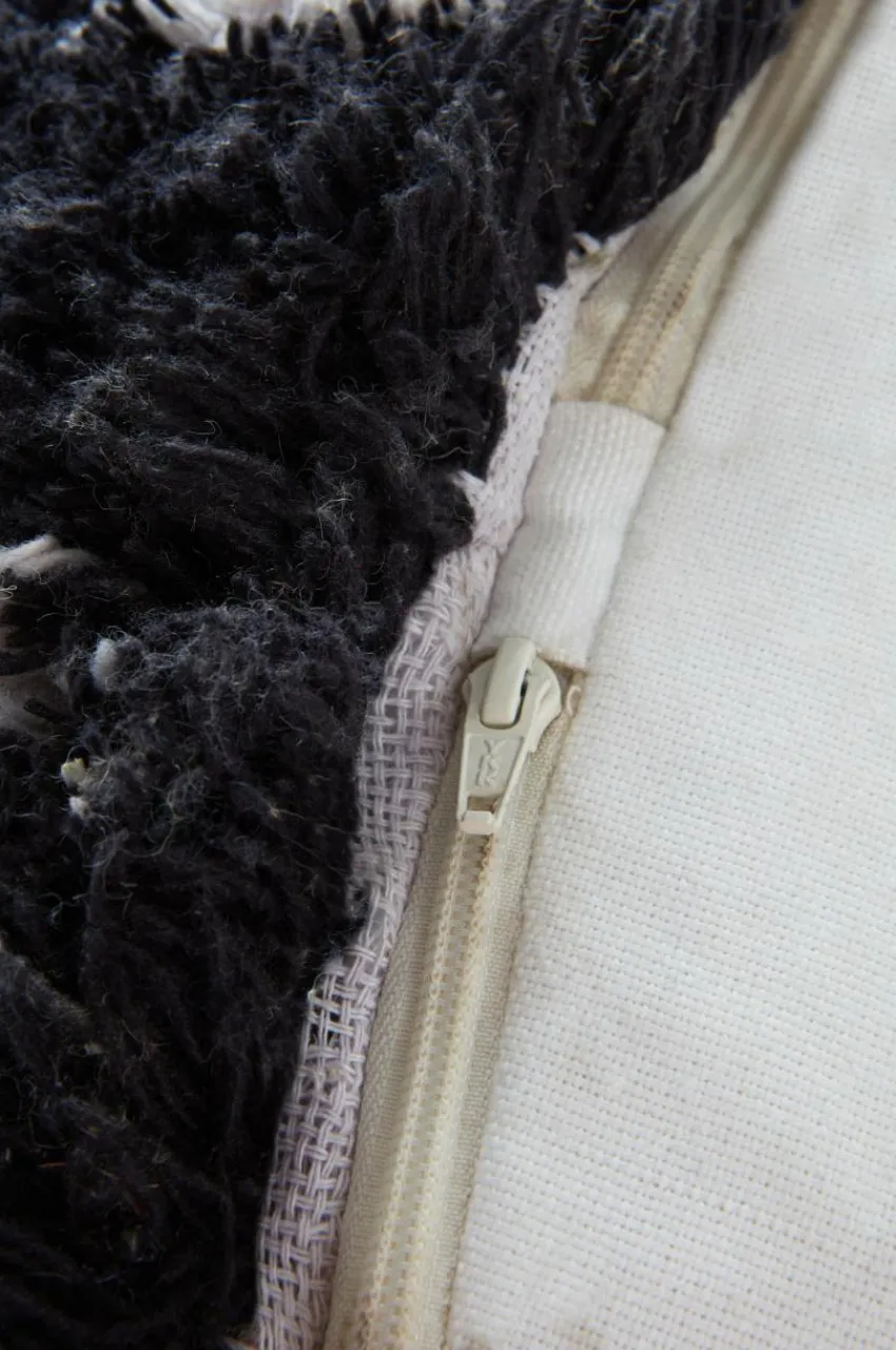 Sittpuffar|Jotex CORALLI Puff Svart/Vit
