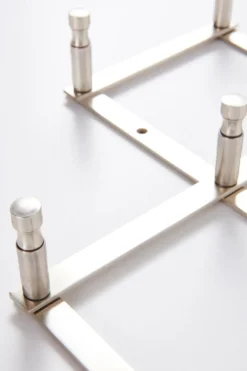 Badrumstillbehör|Förvaring|Jotex CROSSY Hängare - 7 Knoppar Silver