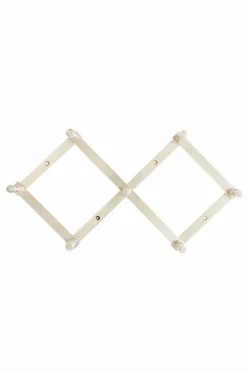 Badrumstillbehör|Förvaring|Jotex CROSSY Hängare - 7 Knoppar Silver