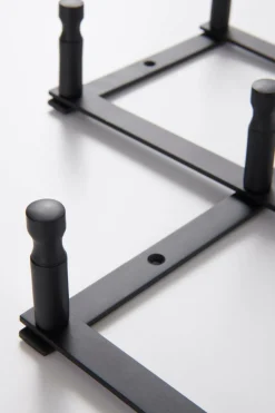 Badrumstillbehör|Förvaring|Jotex CROSSY Hängare - 7 Knoppar Mattsvart