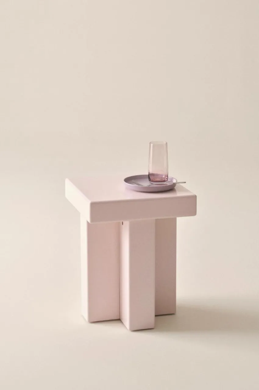 Bord|Jotex CROZZ Sidobord 40x40 Cm Rosa