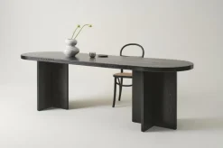 Bord|Jotex CRUZ Matbord 80x260 Cm Svart askfaner