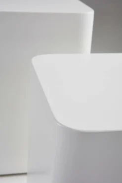Bord|Jotex CUBO Sidobord 2-pack 30x30 Cm, 40x40 Cm Matt vit
